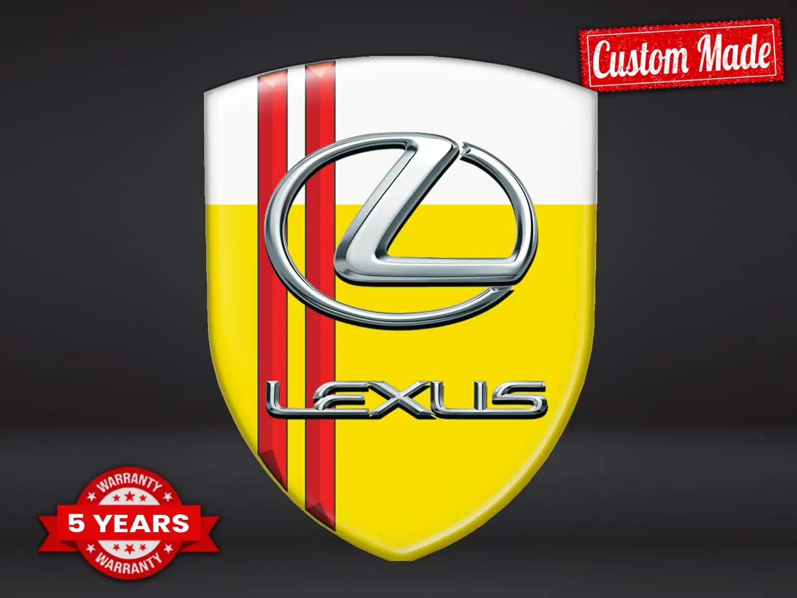 Lexus Emblème Bombé Qualité Pro Personnalisable